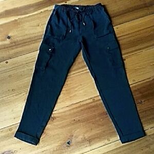 H&M Black Cargo Pants.